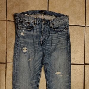 Ralph Lauren Men's Light Blue Slim Jeans